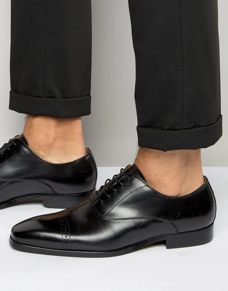 Aldo Welidia Oxford Shoes In Black Leather