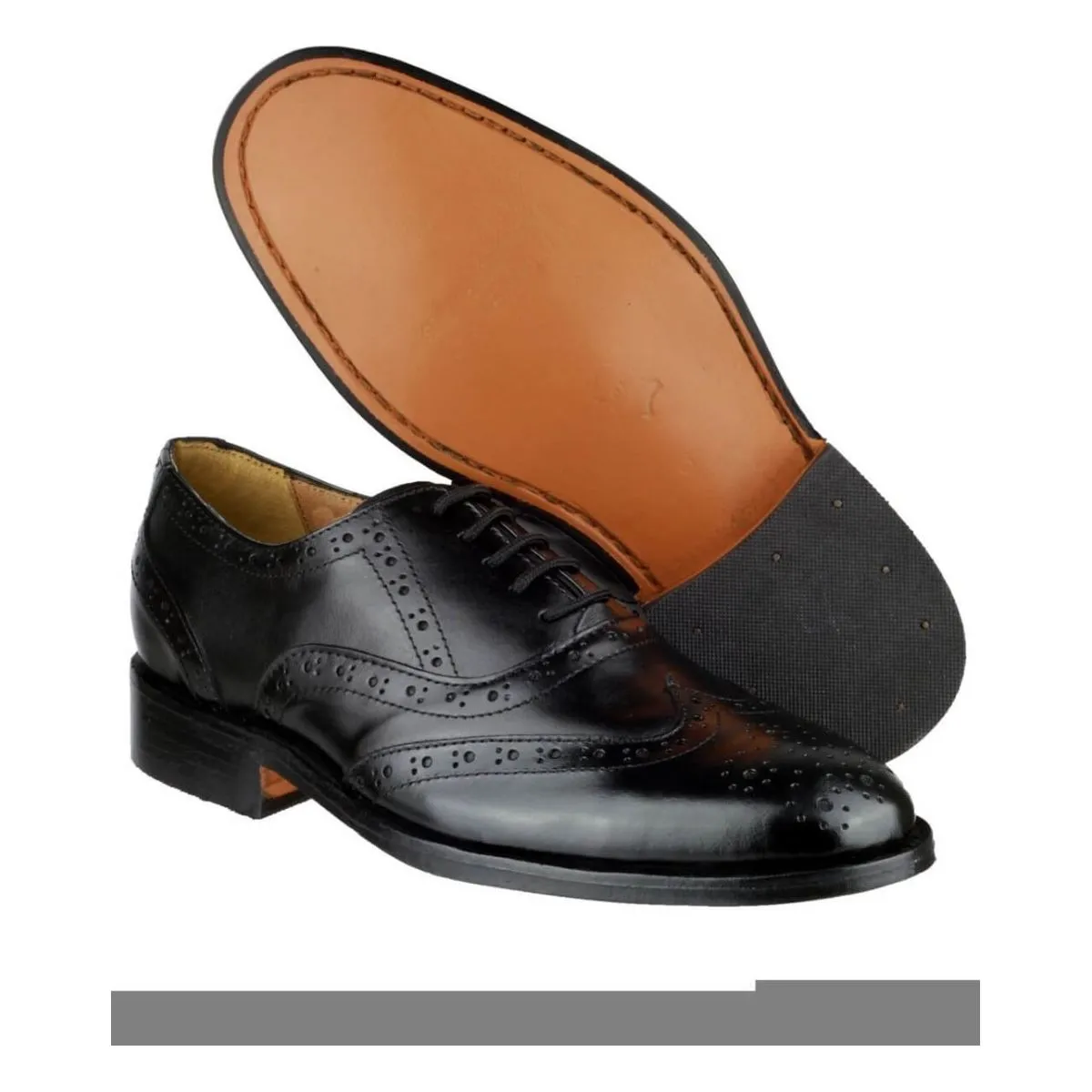 Amblers Ben Oxford Brogue Shoes - Mens