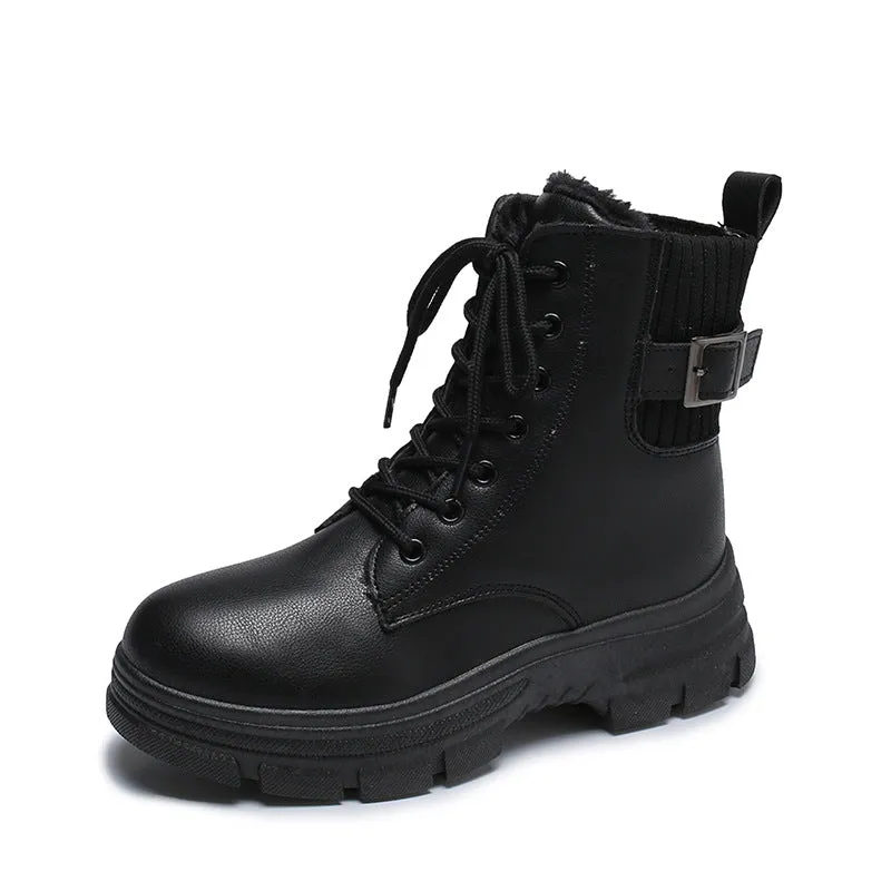 Amozae-Back To School Gifts Warm Fur Boots