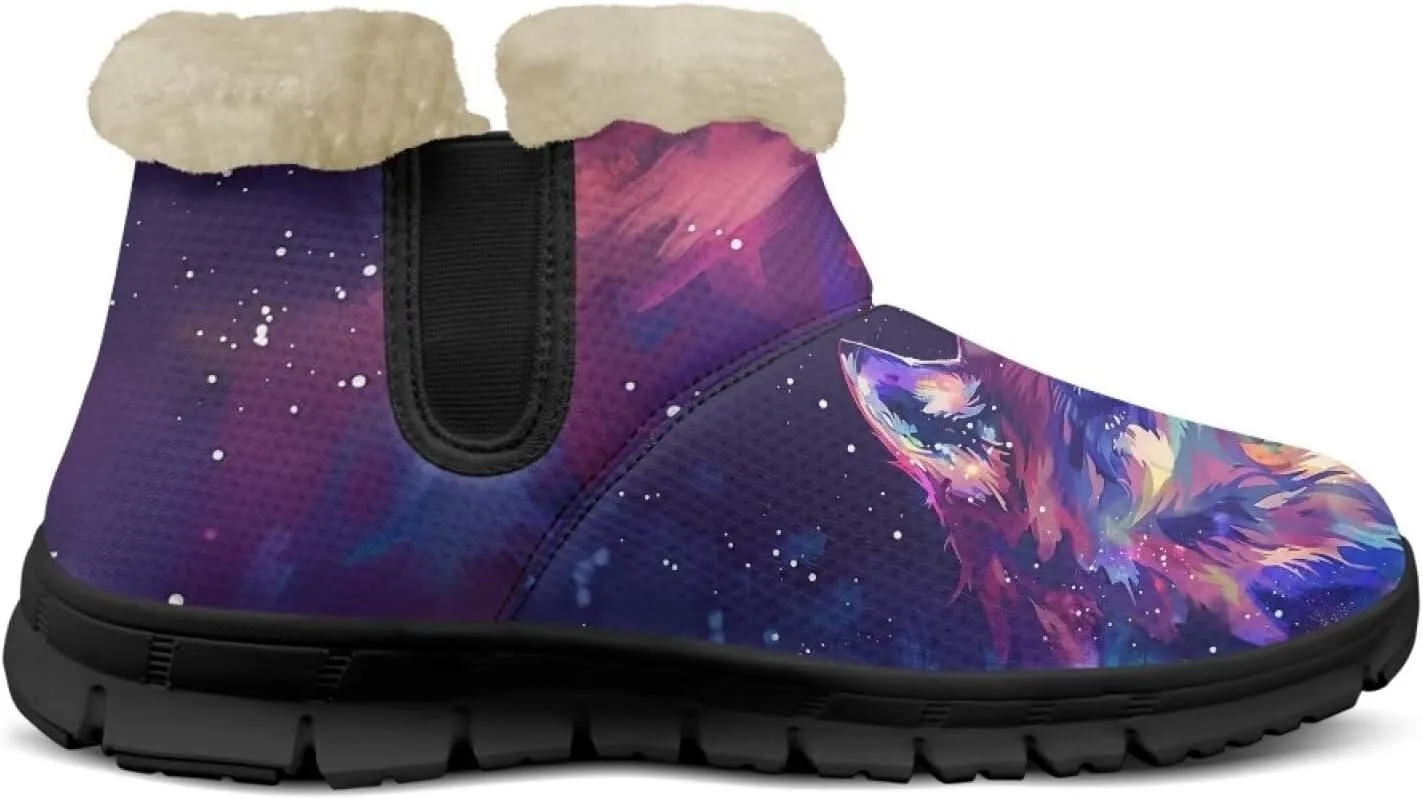 Binienty Snow Boots for Women Anti-Slip Fur Fleece Lined Ankle Boot Winter Boots Outdoor
