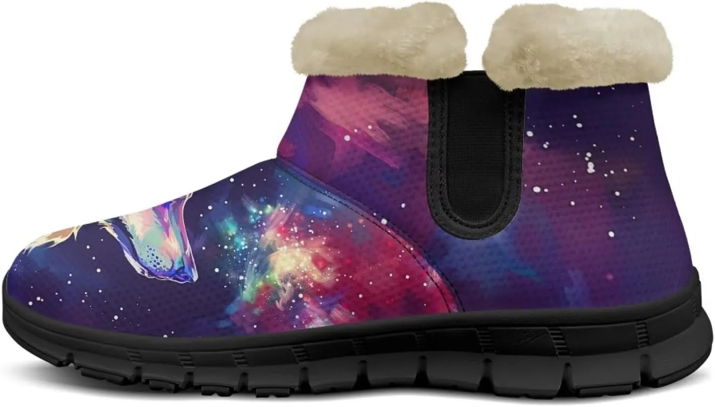 Binienty Snow Boots for Women Anti-Slip Fur Fleece Lined Ankle Boot Winter Boots Outdoor