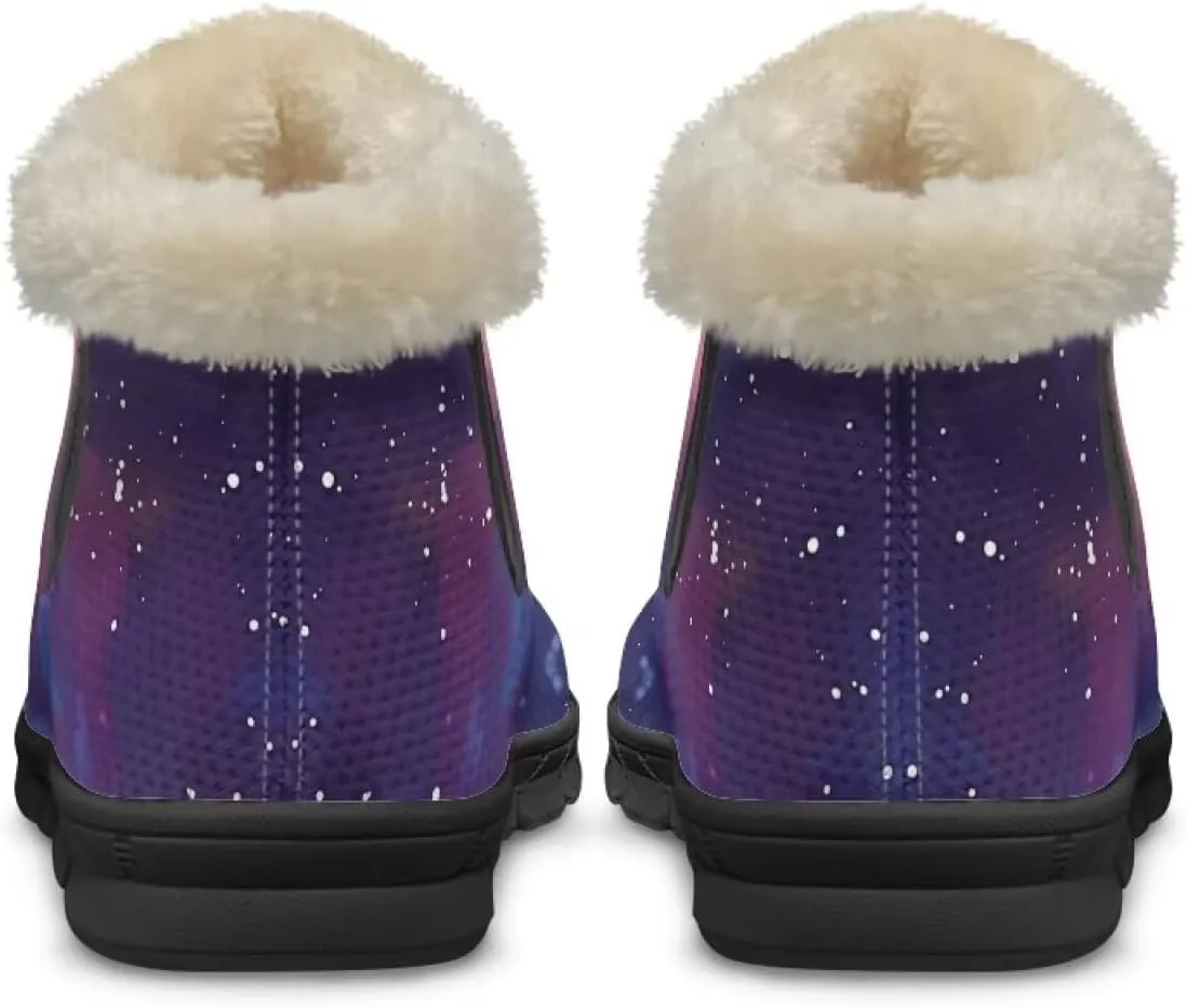 Binienty Snow Boots for Women Anti-Slip Fur Fleece Lined Ankle Boot Winter Boots Outdoor