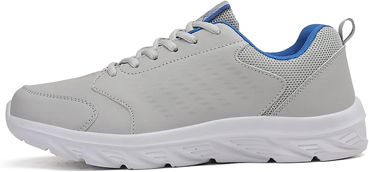 Casual Shoes for Men Spring and Men's Sneakers Flat Soft Bottom Lightweight Lacing Solid Color Comfortable Casual
