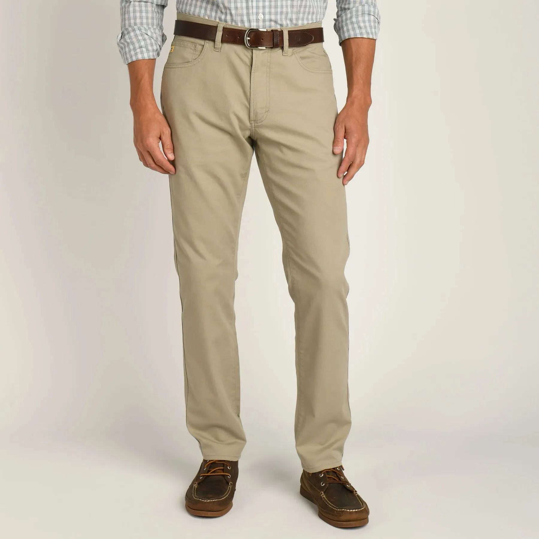 Duckhead Pinpoint Canvas Five Pocket Khaki Pant