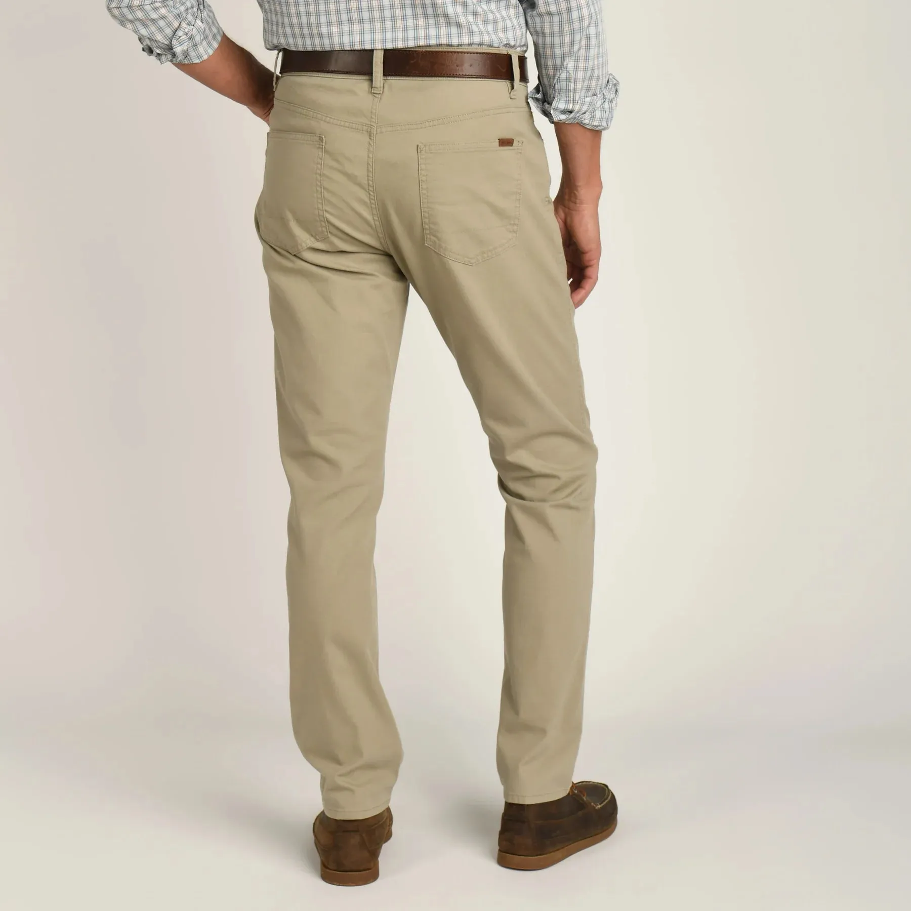 Duckhead Pinpoint Canvas Five Pocket Khaki Pant