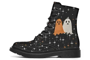 Ghost Besties Boots - Vegan Leather Doc-Style Boots with Durable Stitched on Soles Ghost Besties Boots - Vegan Leather Doc-Style Boots with Durable Stitched on Soles