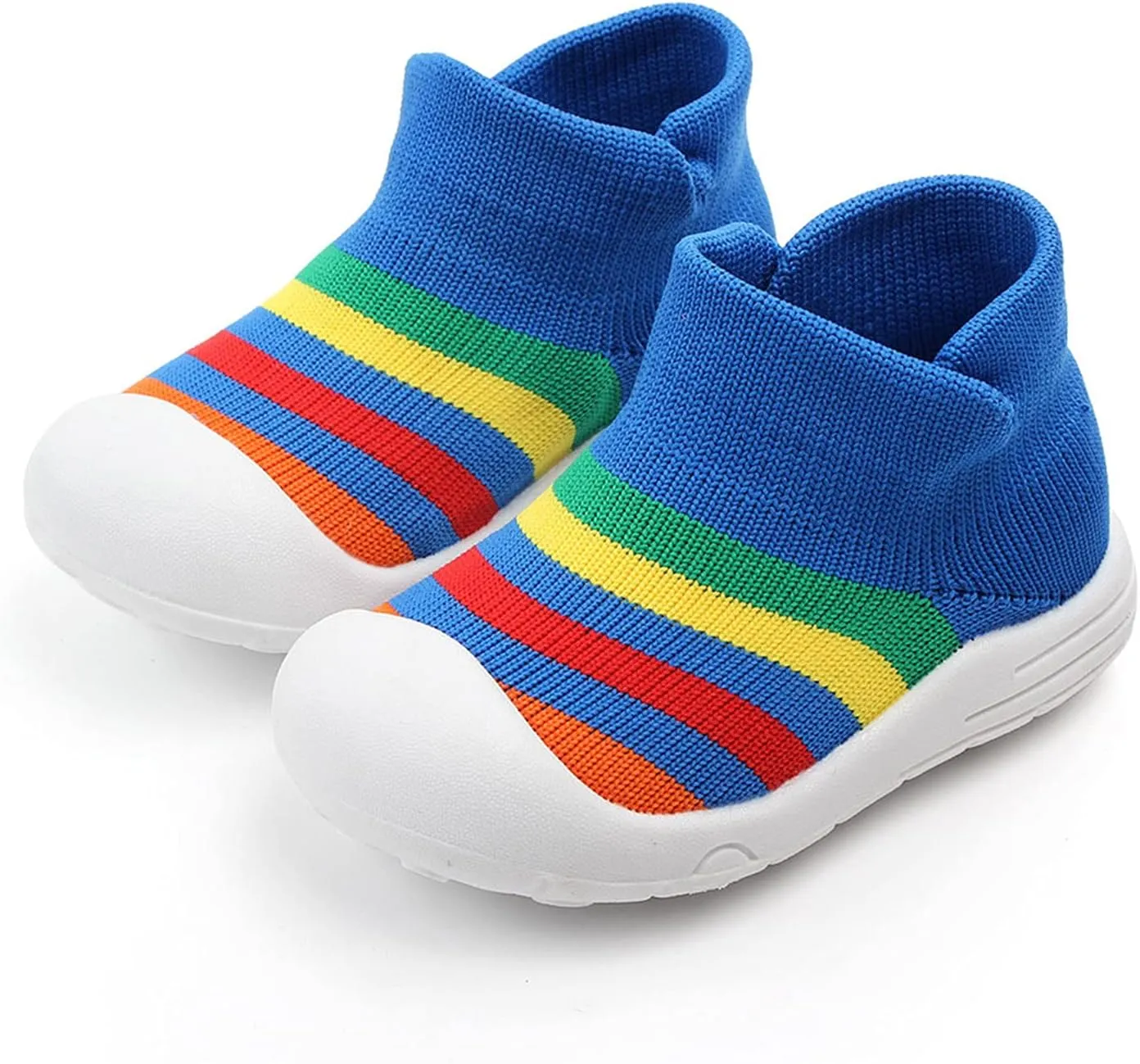 Girl Sneaker Rubber Soft Shoes Infant Socks Girls Boys Shoes Toddler Sole Knit Baby Boys Canvas Sneaker