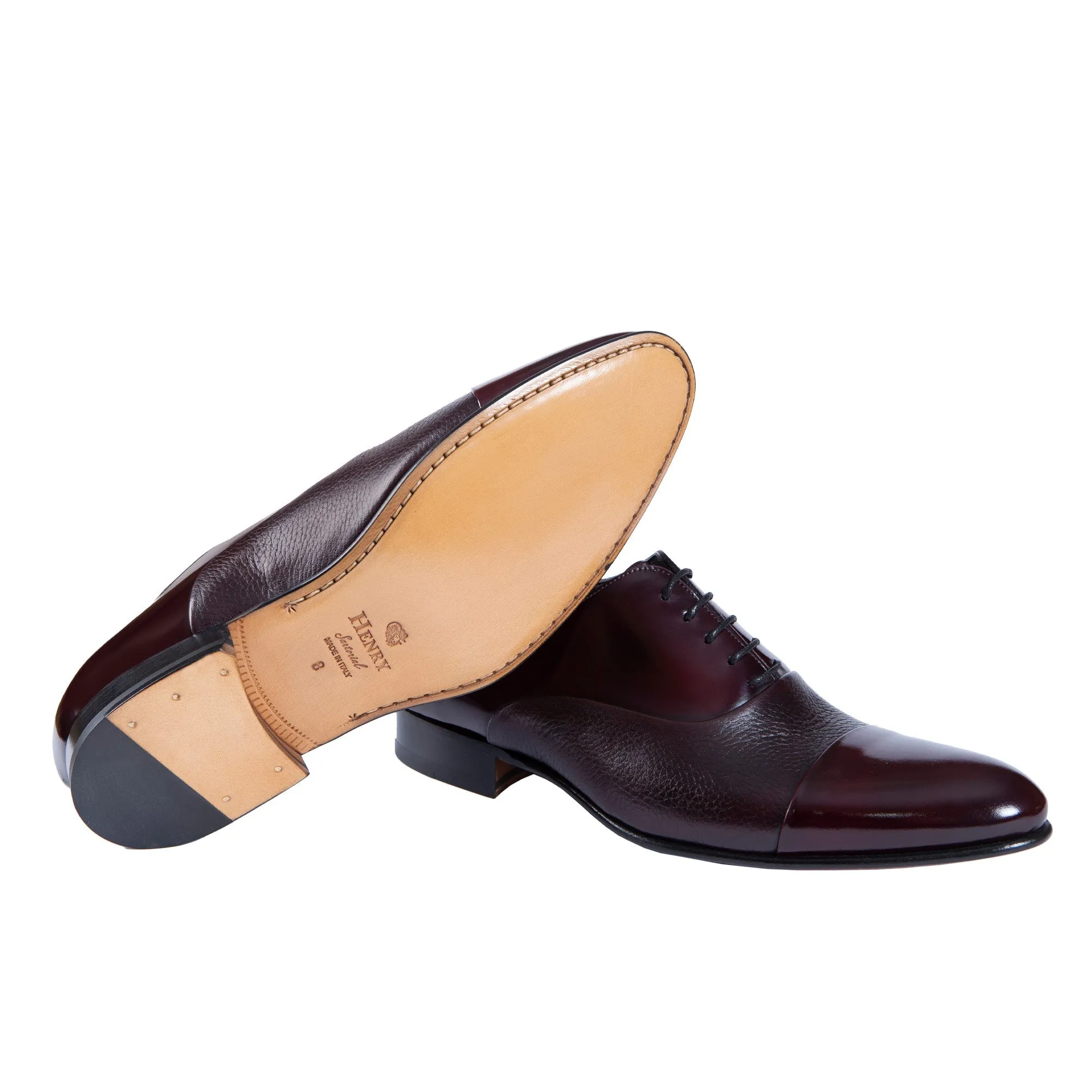 HENRY SARTORIAL Marsden Oxford BURGUNDY