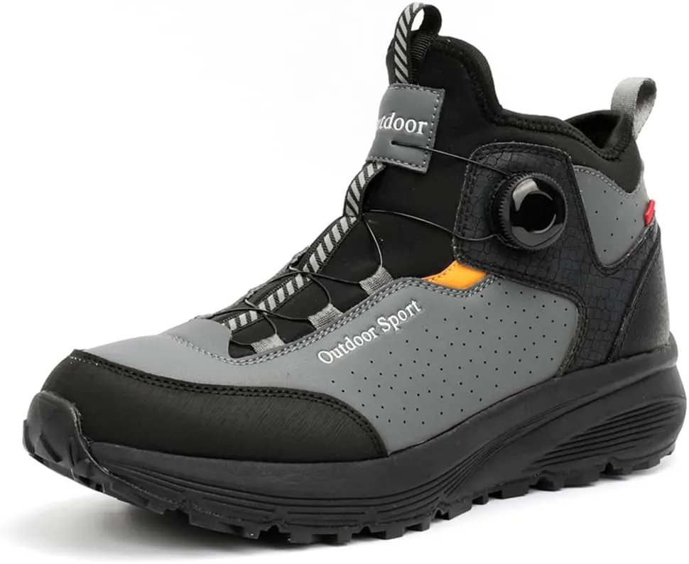 JITUUE Experience the Ultimate Comfort in Men's Hiking Boots Waterproof Leather Shoes Men for Outdoor Adventures Ankle Boot