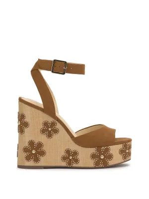 Kamindi Espadrille Wedge in Tuscan Tan