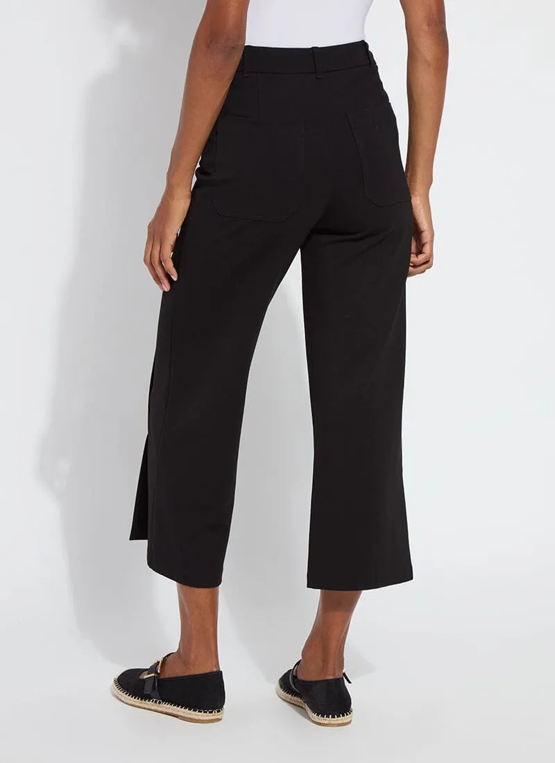 Kori Pleat Detail Cropped Pant (24" Inseam)