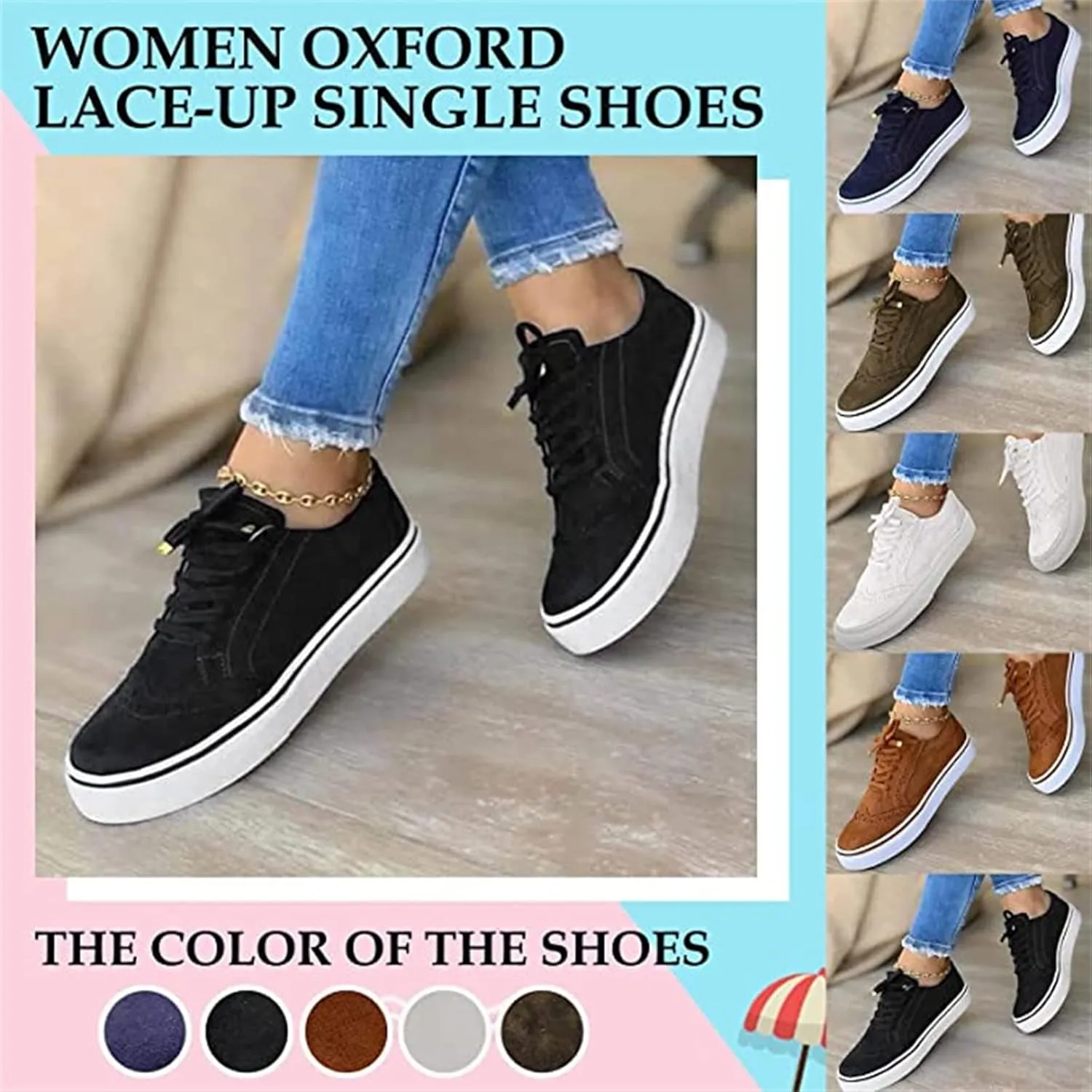 Ladmiple Sneakers For Women Slip On Wide Width Casual Lace Up Canvas Walking Shoes Dressy Summer Fashion Flats Loafers