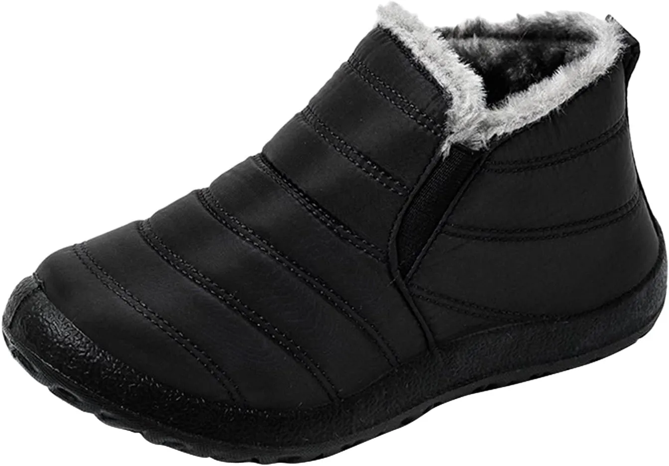 Long Winter Boots for Women 2023 Trendy Snow Boots Waterproof Women Women's Leather Winter Ankle Boots Women Brown Boots Outdoor Waterproof Botas Con Cubo Para Mujer De Trabajo Impermeables