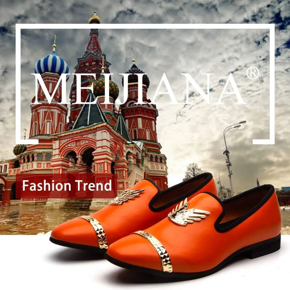 Meijiana Loafers Men Luxury Wedding Dress Shoes Fashion Party Shoes for Men