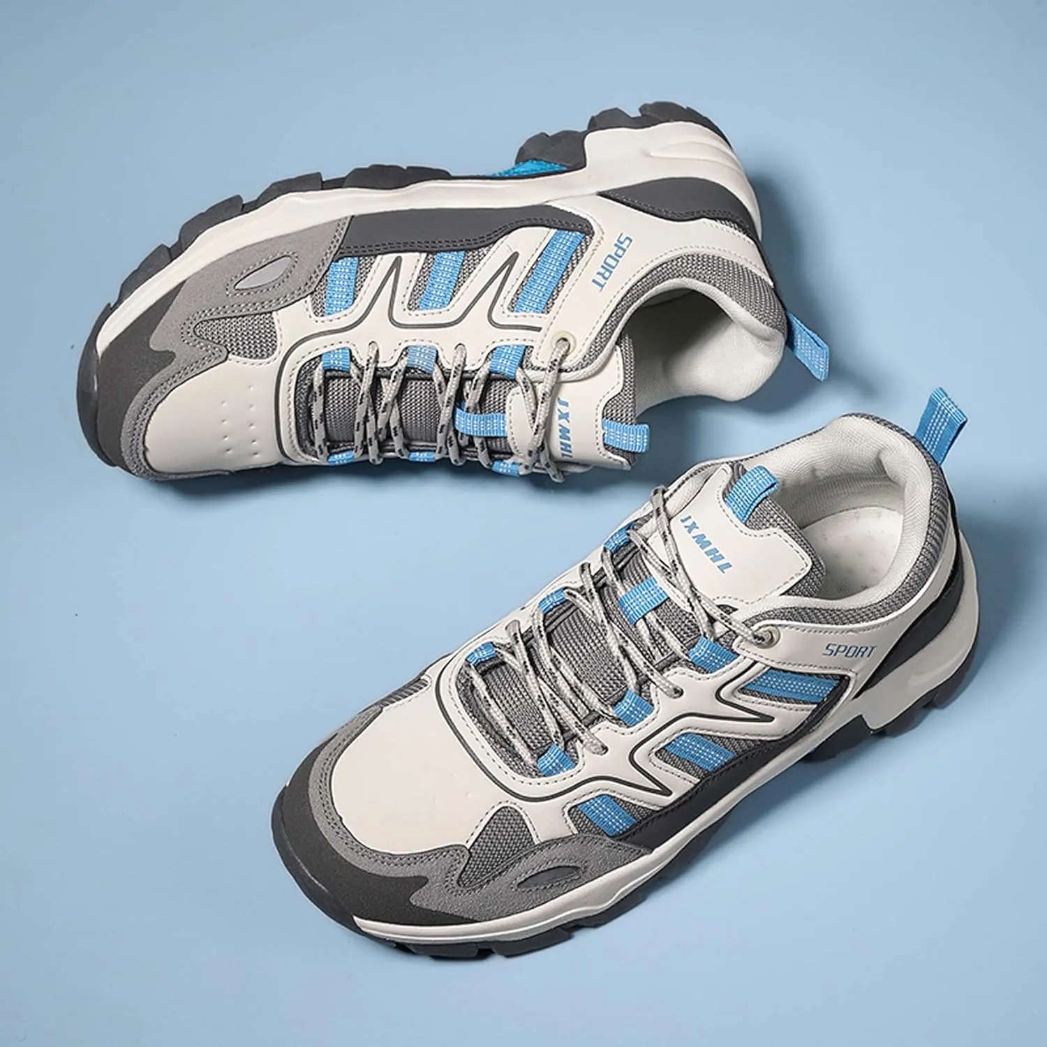 Men Women Non-slip Climbing Shoes Waterproof Sports Hiking Shoes Cross-country Running Shoes Outdoor Travel Camping Backpacking Shoes Comfortable Outdoor Sneakers