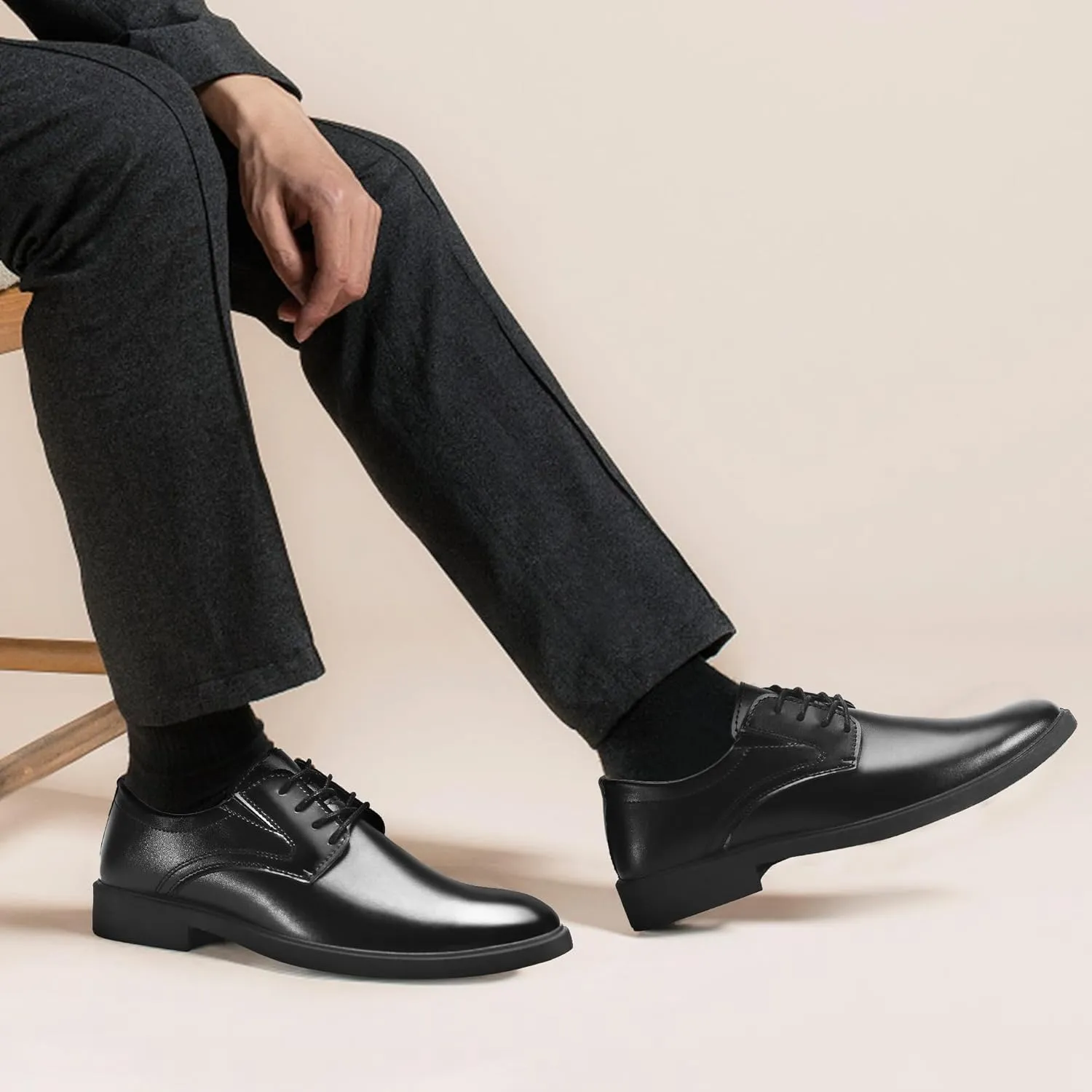 Men??s Dress Shoes Formal Oxford Slip On Business Derby Classic Lace-Up Tuxedo Shoes