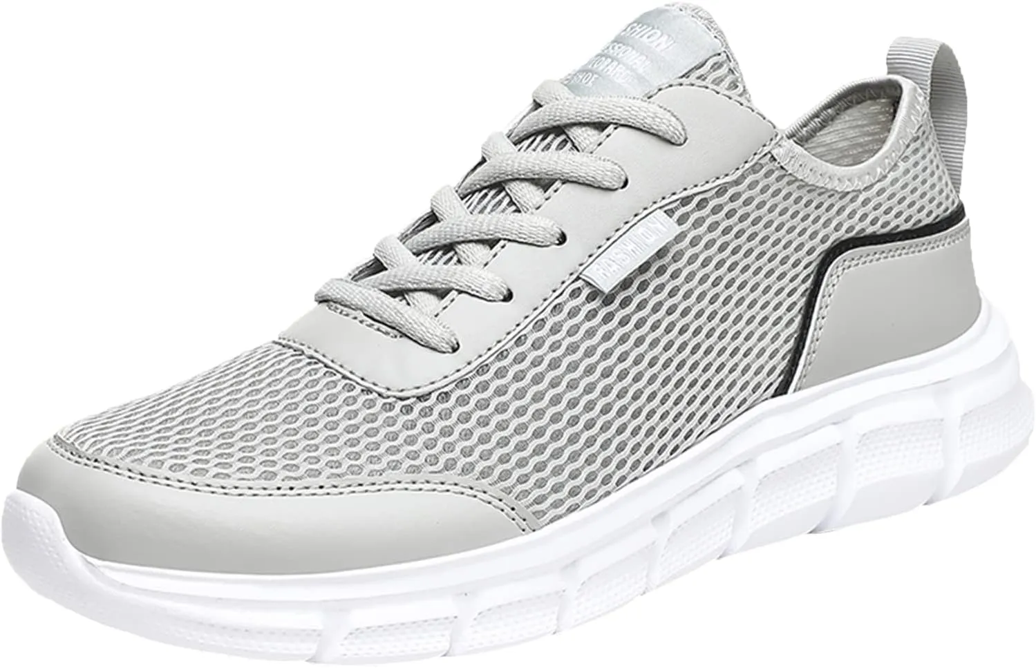 Men's Fashion Sneakers Men's Casual Dress Shoes Sneakers Classic Casual Walking Shoes Weight Lifting for Men Comfortable Walking Tennis White Leather Shoe