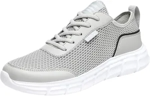 Men's Fashion Sneakers Men's Casual Dress Shoes Sneakers Classic Casual Walking Shoes Weight Lifting for Men Comfortable Walking Tennis White Leather Shoe