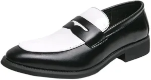 Men's Leather Shoes Loafers Casual Leather Shoes Business Leather Shoes Fashion Men's Casual Pointed Comfy Leather Shoes Casual Shoes