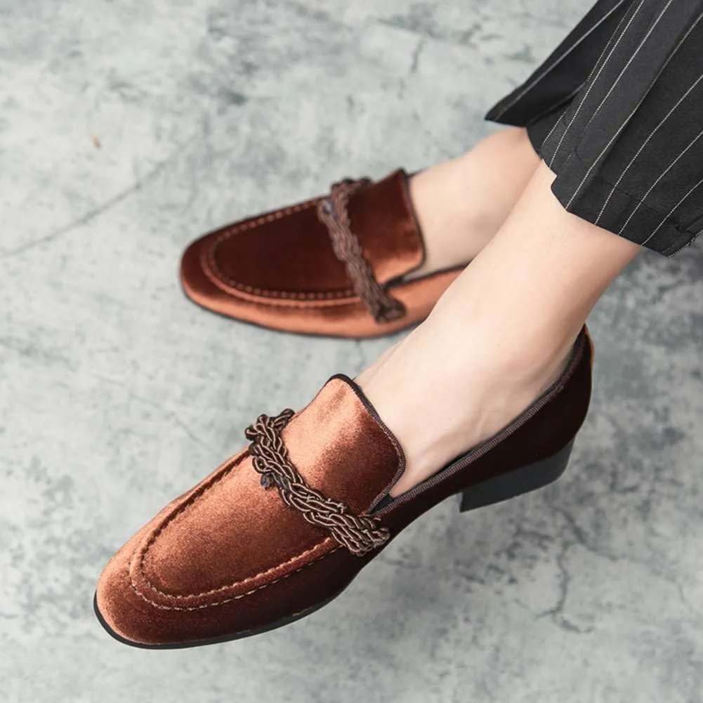 Men's Oxford Leather Dress Shoes Genuine Leather Shoes Comfort Loafers
