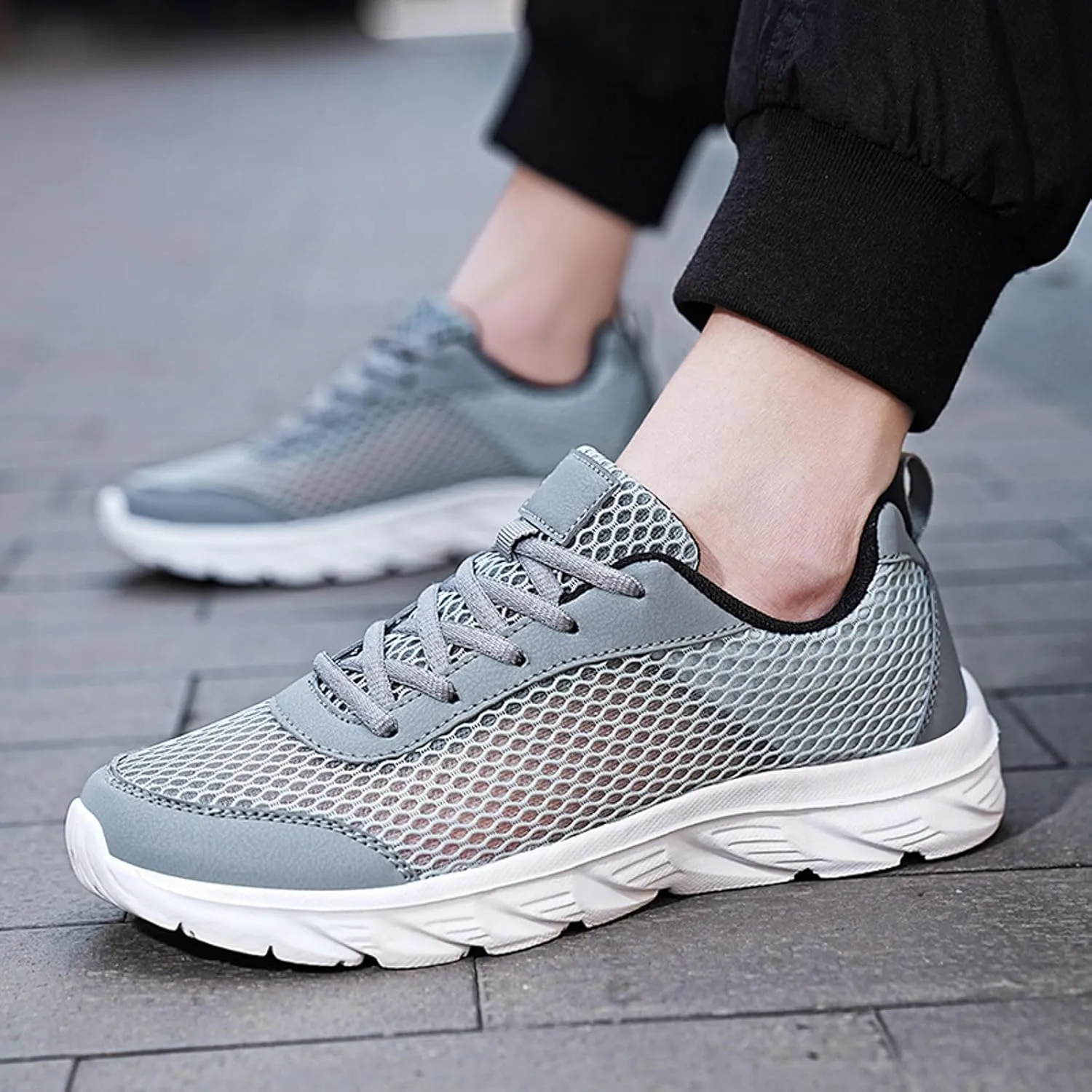 Mens Shoes Mens Dress Shoes Slip on Lightweight Breathable Fashion Sneakers Casual Dress Casual Tennis for Men Training Sneakers White for Men