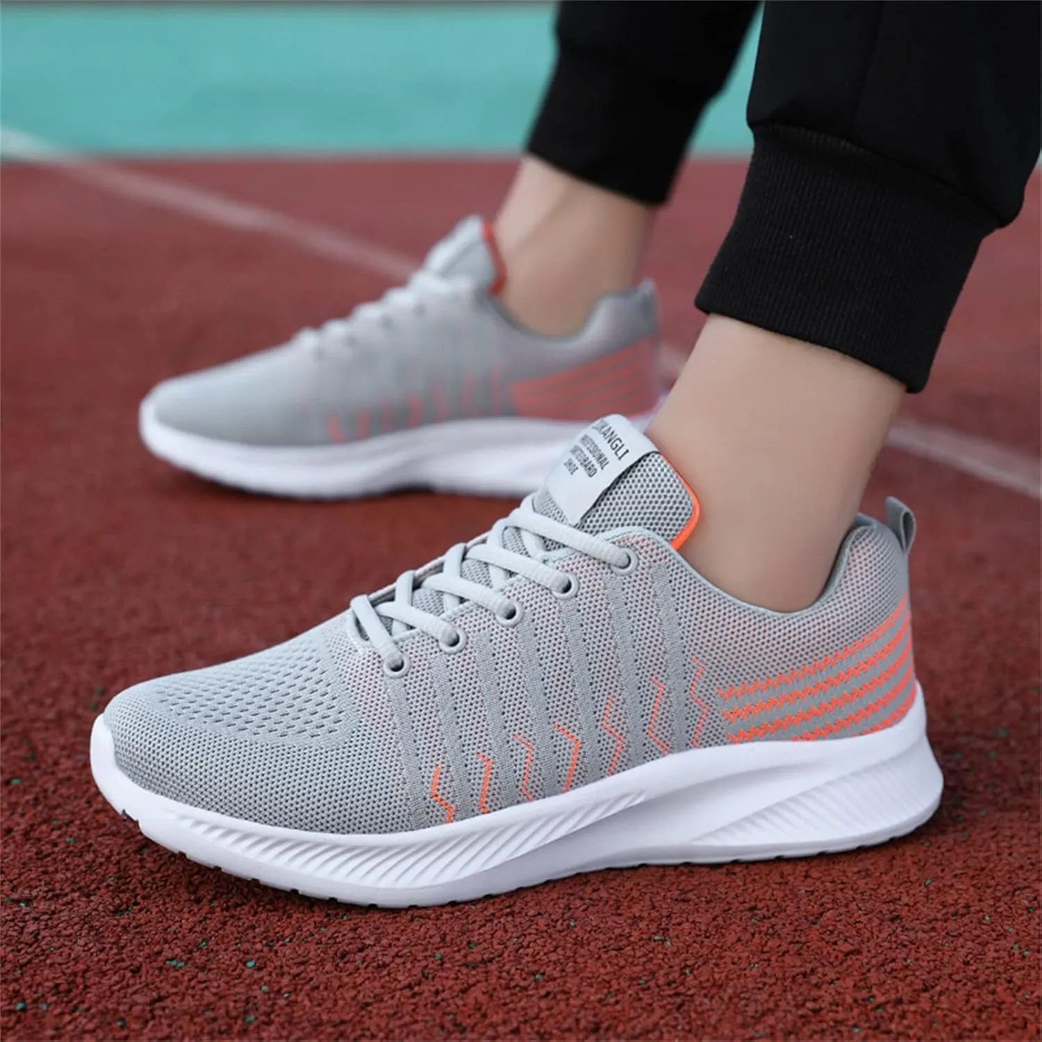 Mens Walking Shoes Shoe for Men Mens Breathable Casual Walking Sneakers on Shoes Comfortable Casual Tennis Slip on for Men Slip