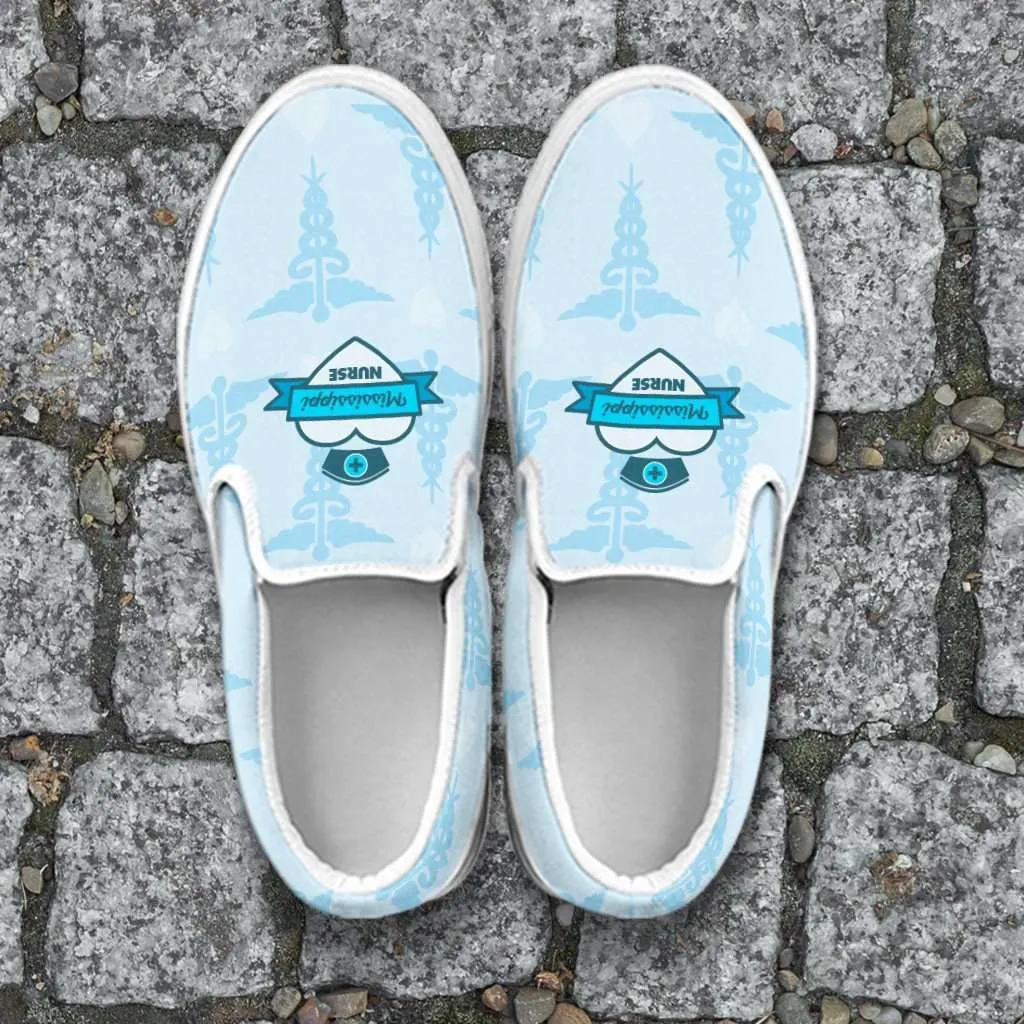 Mississippi Nurse Slip-on Shoes Blue
