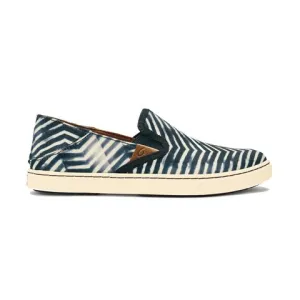 OluKai Pehuea Pa'I Slip On (Women) - Lava Rock/Off White