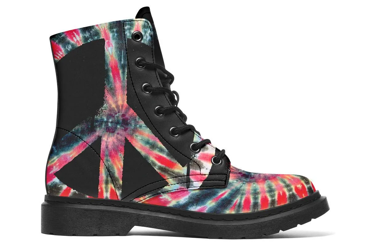 Peaceful Tie Dye Bandana Black