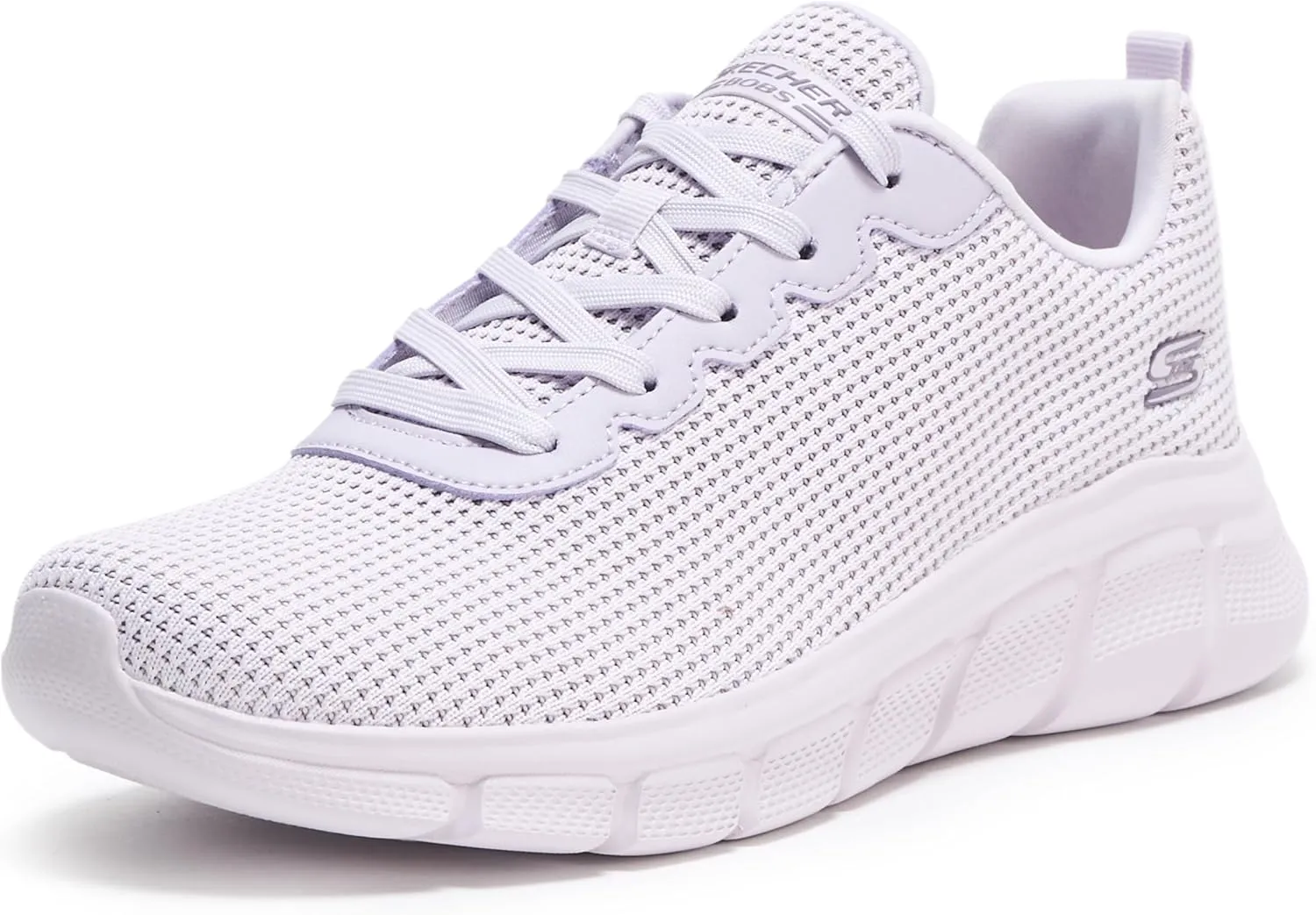 Skechers Women's Bobs Sport Sneakers  Visionary Essence Lace-up Knit, Vegan & Washable