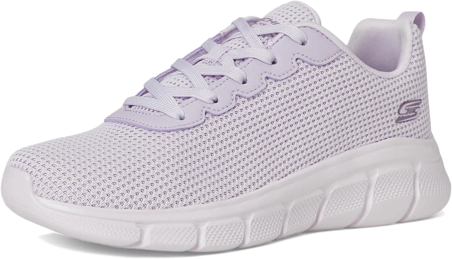 Skechers Women's Bobs Sport Sneakers  Visionary Essence Lace-up Knit, Vegan & Washable