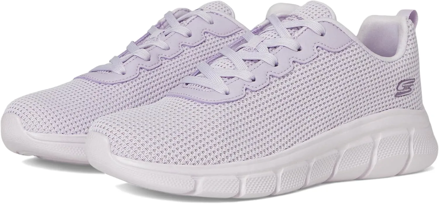 Skechers Women's Bobs Sport Sneakers  Visionary Essence Lace-up Knit, Vegan & Washable