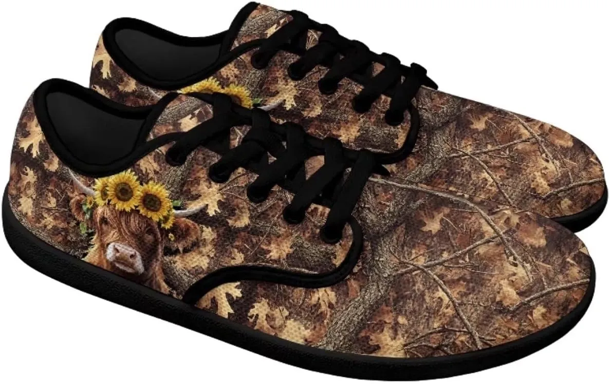 Sneakers for Women Minimalist Barefoot Shoes Low Top Casual Lace Up Walking Shoes Fashion Sneakers Anti Slip Road Running Athletic Footwear