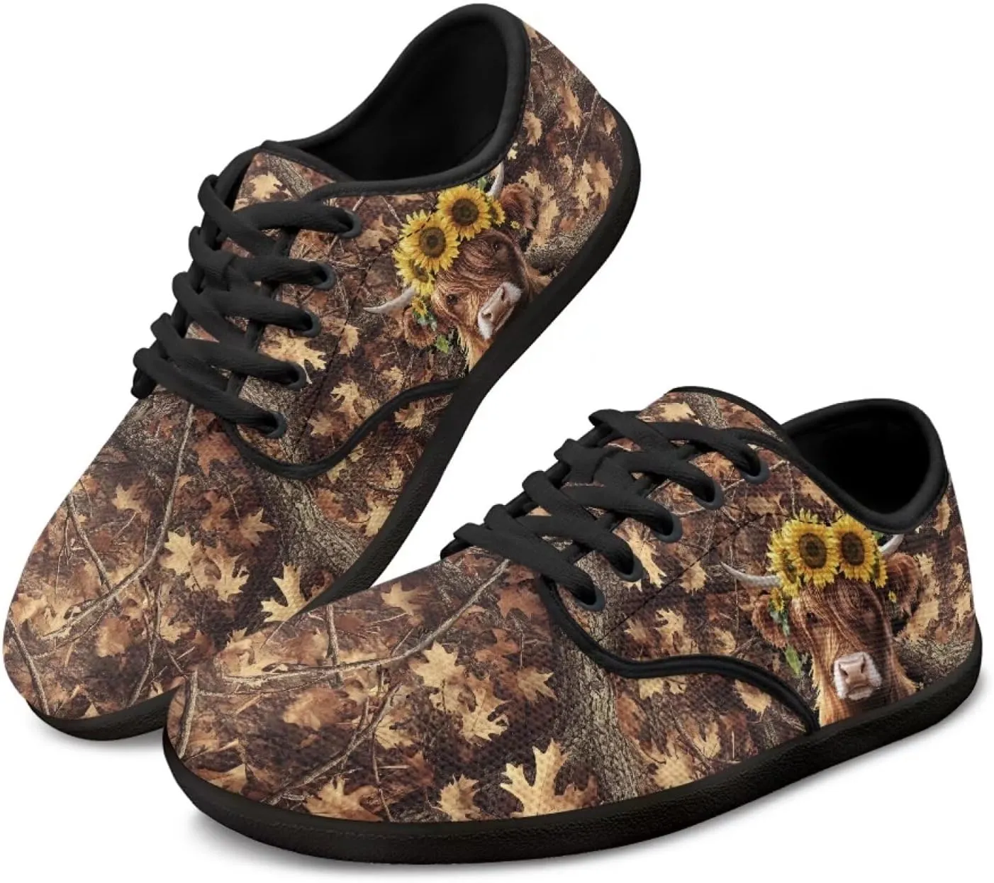 Sneakers for Women Minimalist Barefoot Shoes Low Top Casual Lace Up Walking Shoes Fashion Sneakers Anti Slip Road Running Athletic Footwear