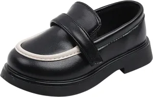 Toddler Boys Girls Dress Shoes PU Leather Wedding School Loafer Boys Dress Shoes Children Leather Shoes Quilted