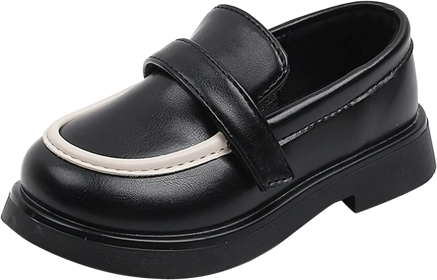 Toddler Boys Girls Dress Shoes PU Leather Wedding School Loafer Boys Dress Shoes Children Leather Toddler Shoes Girl 6