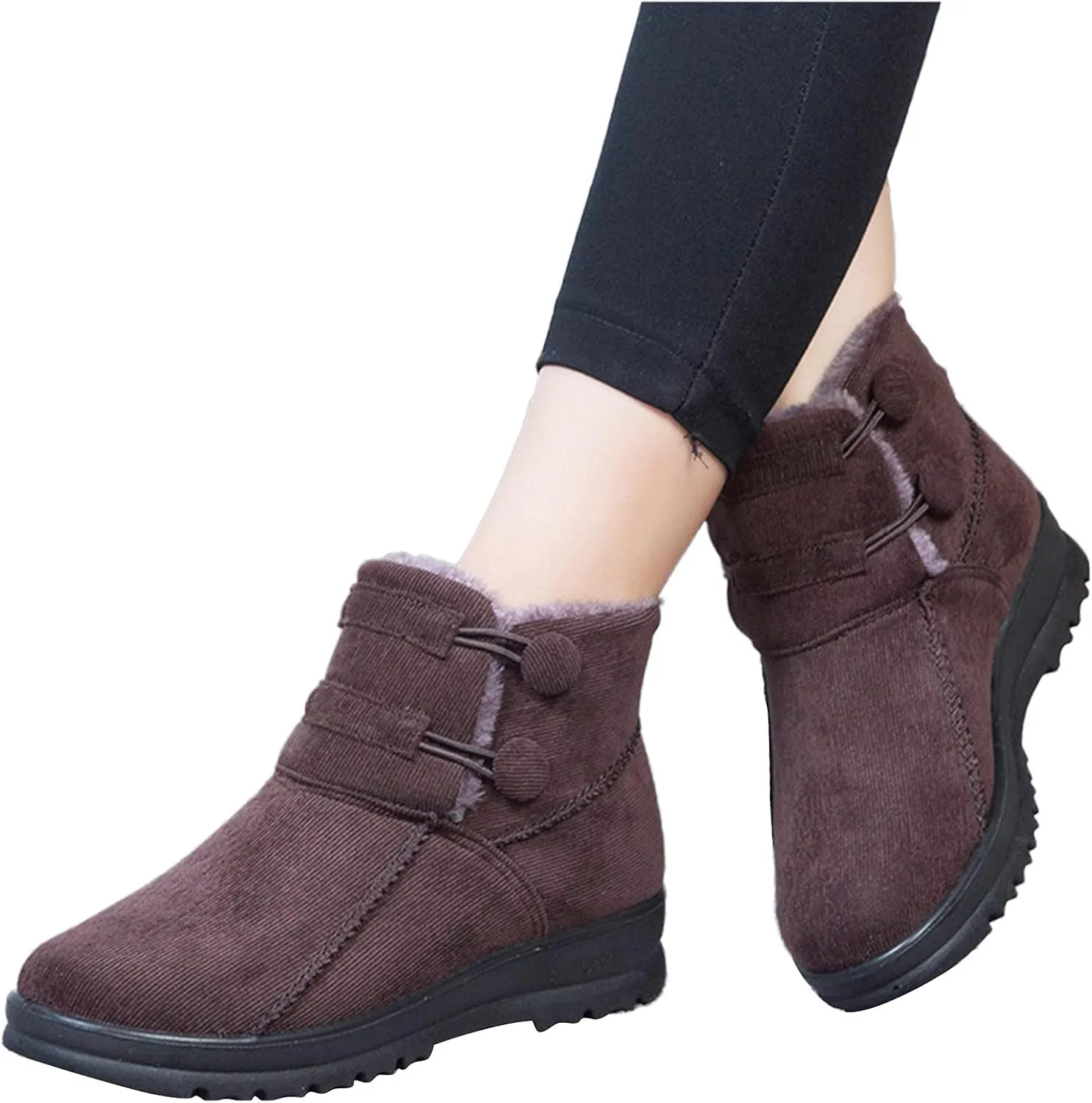 Winter Boots for Women Waterproof Snow Size 11 Winter Long Boots for Women Waterproof Snow Womens Zippered Waterproof Winter Boots Outdoor Boots Women Snow Shoes for Women Slip on