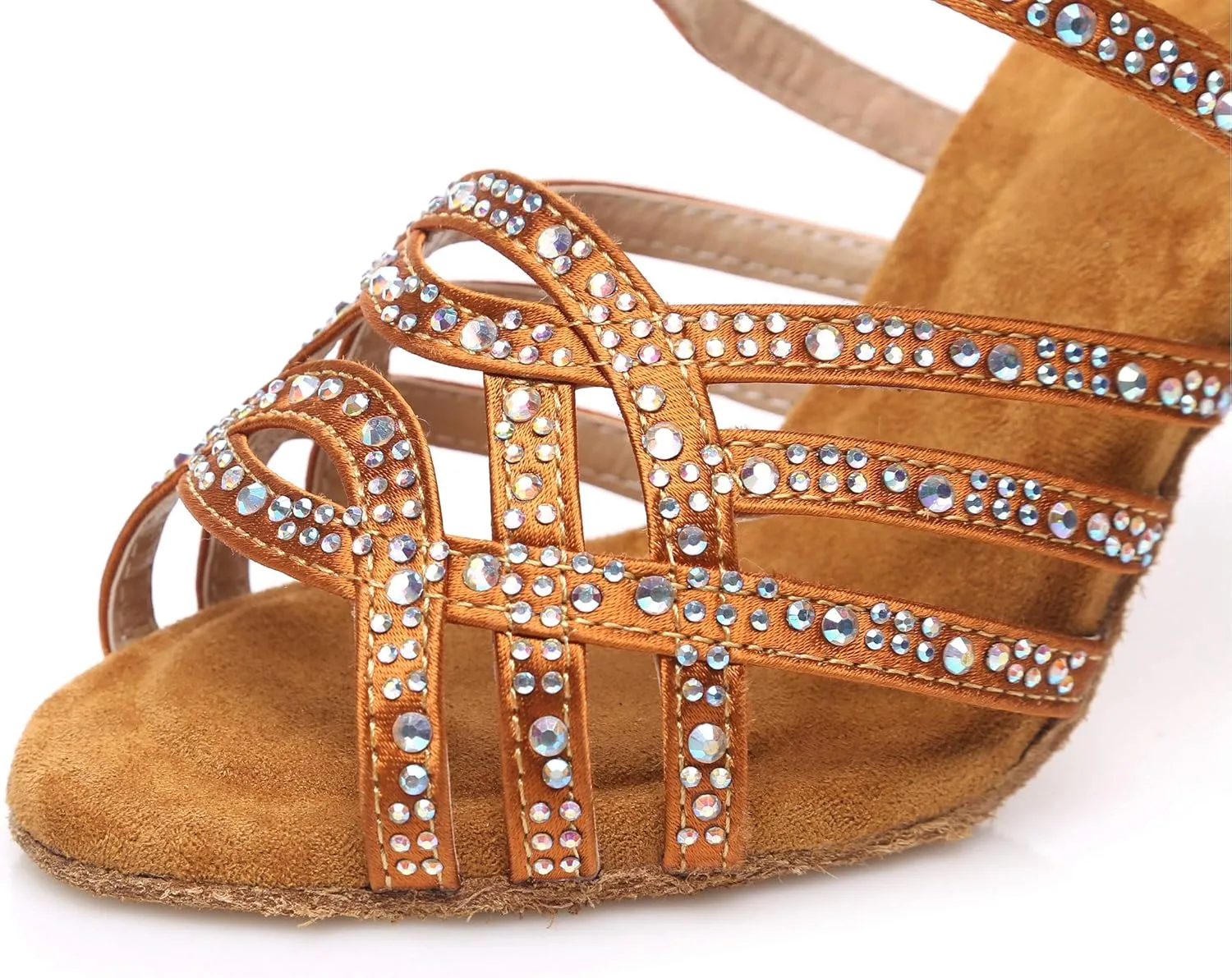 Women's 1920s Party Shoes Rhinestone Ballroom Dance Shoes Performance Wedding Shoes