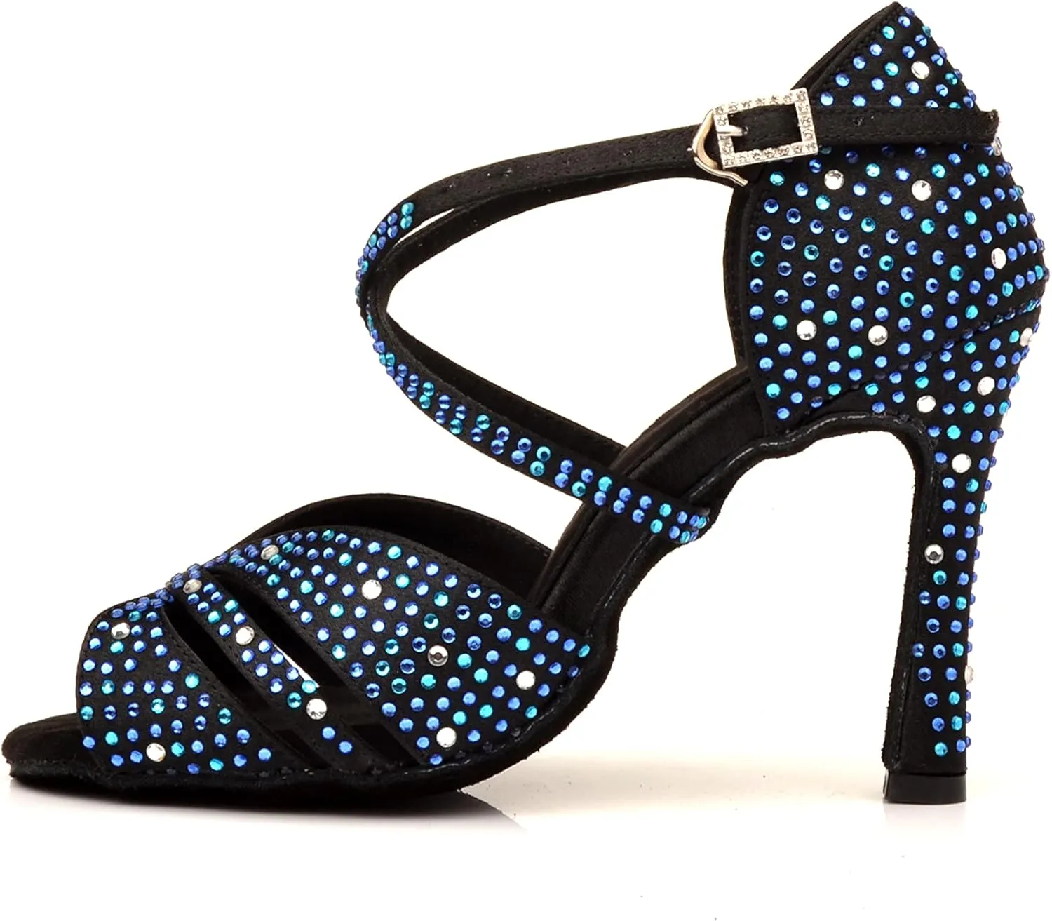 Women's 1920s Party Shoes Rhinestone Ballroom Dance Shoes Performance Wedding Shoes