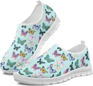 Women's Animals Sneaker Casual Breathable Mesh Anti-Skid Low-Top Outdoor Shoes Soft Slip On Holiday Travel Sneaker for Ladies US 5.5-11.5