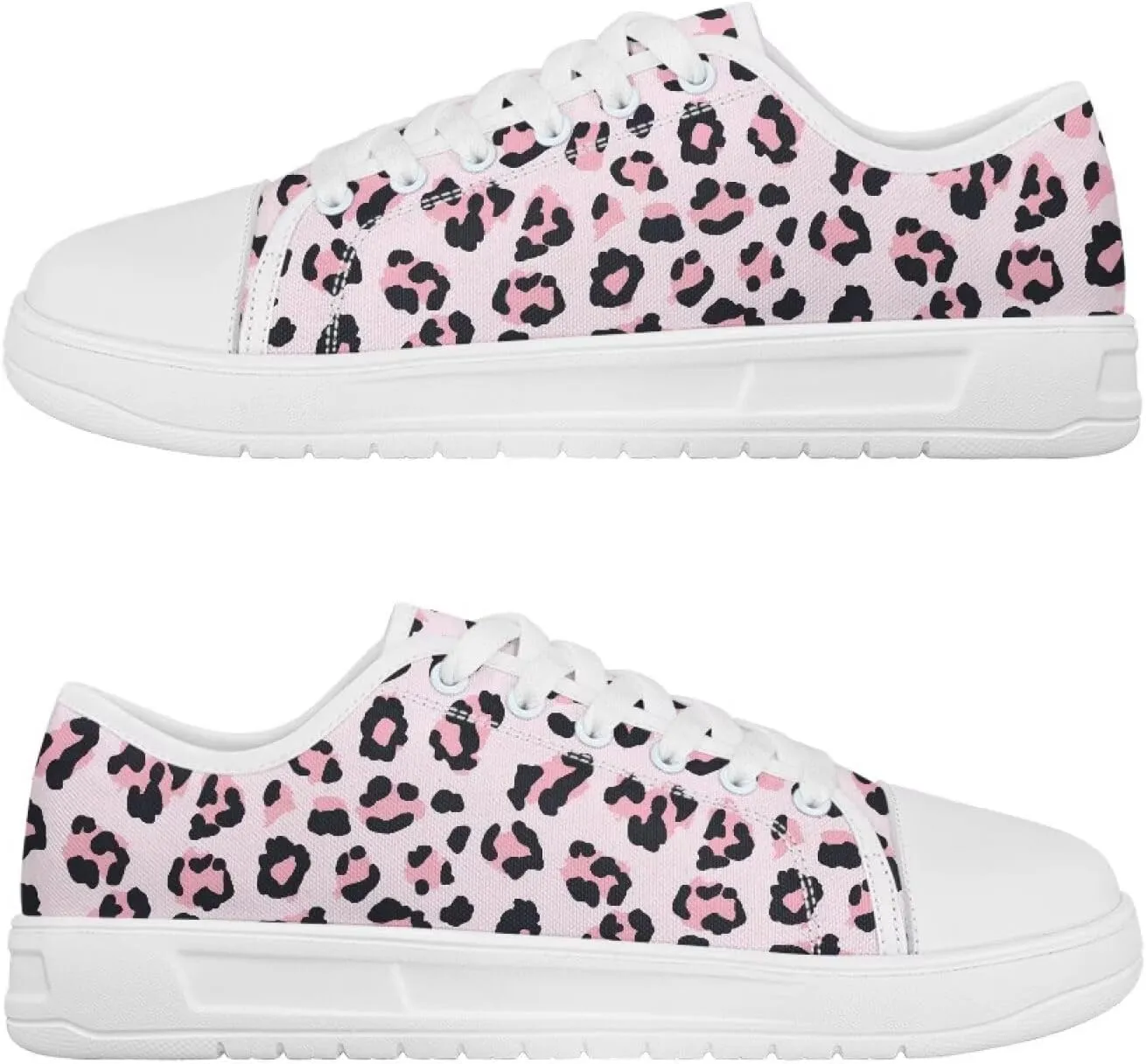 Womens Canvas Sneakers Low-Top Slip Ons Shoes Summer Lace Up Platform Fashion Casual Cute Walking Shoes 5.5-13.5