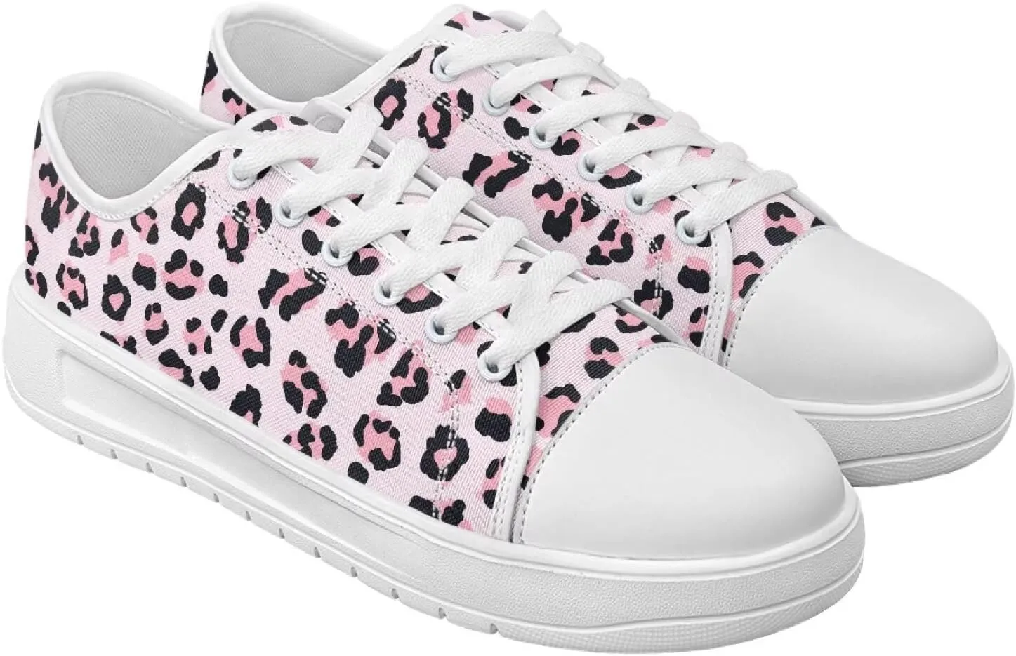 Womens Canvas Sneakers Low-Top Slip Ons Shoes Summer Lace Up Platform Fashion Casual Cute Walking Shoes 5.5-13.5