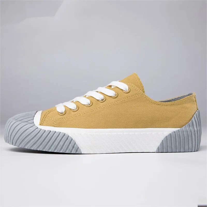 xiangtuibao New Women Sneakers Fashion Concise Canvas Shoes Mixed Colors Comfortable Casual Shoes Women Low Top Platform Sneakers